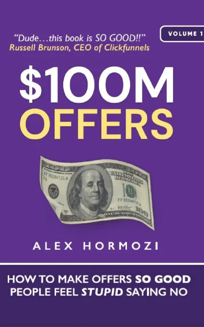 Book cover: $100M Offers by Alex Hormozi